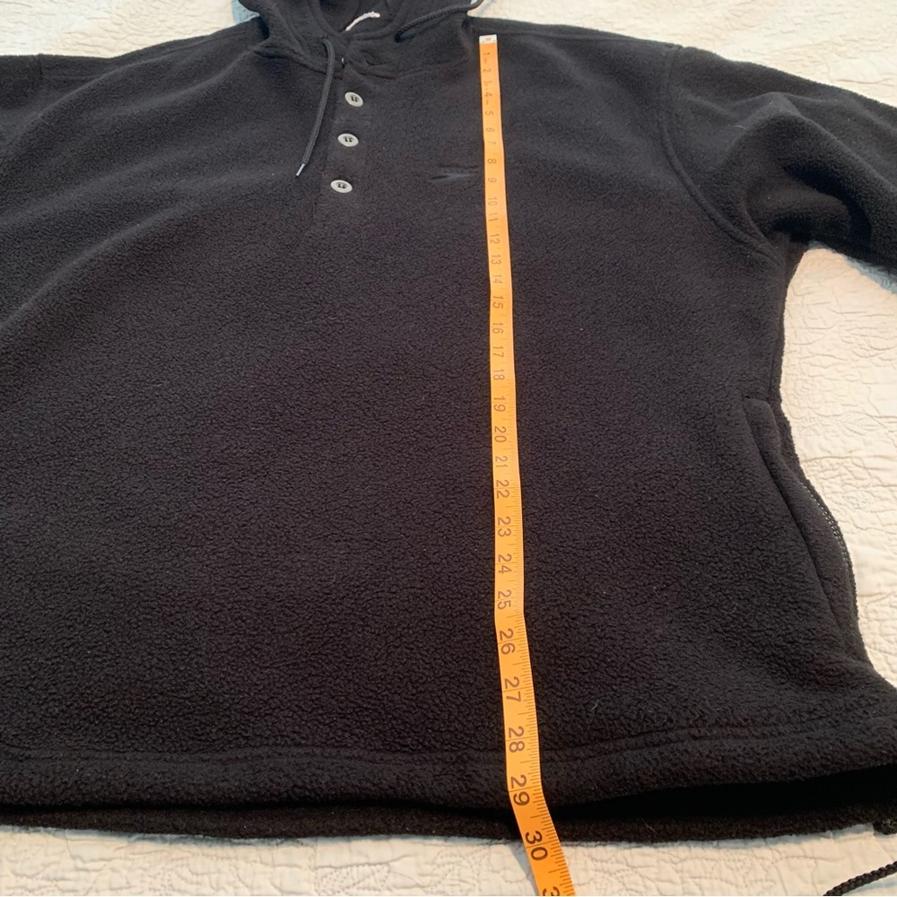 Men’s Black Fleece Speedo Hoodie Size XL - Picture 8 of 14